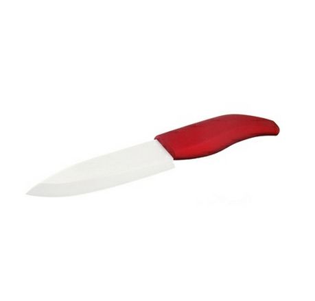 Faca de Cerâmica Sharp Lâmina de 10 cm (Cabo Vermelho)